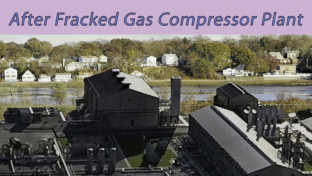 After Fracked Gas Compressor Plant