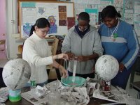 Students Work Together to Create Forms