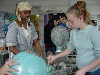 Mask Making with Paper Mache with Balloons